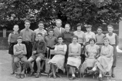 Klassenfoto Sekundarschule, Altwegg, 1956
