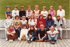 Schuljahr 1981/82, 2. Sekundarklasse
