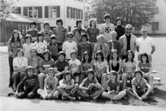 Klassenfoto Sek, 1974, Hansheinrich Spillmann / Theo Steinmann