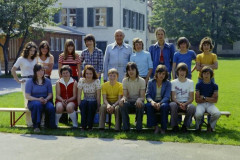 Klassenfoto Sek, 1974, Eugen Seiterle