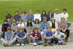 Klassenfoto Sek, 1981, Marco Rüegg