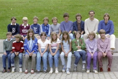 Klassenfoto Sek, 1981, Schmid