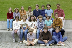 Klassenfoto Sek, 1981, Siegrist