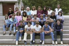 Klassenfoto Sek, Keller, 1983