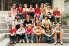 Klassenfoto 1983/84, 1. Sek, J. Albrecht