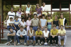 Klassenfoto Sek, 1985, Keller