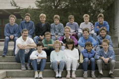Klassenfoto Sek, 1987, Ernst Keller