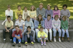 Klassenfoto 1. Sek, 1989, Berni Morf