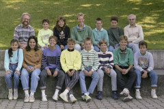 Klassenfoto 1. Sek, 1989, Steinmann