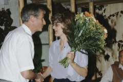 Examenessen Hinterburg, Heinz Mäusli + Frau Fischer Gde-Gutsverwalterin