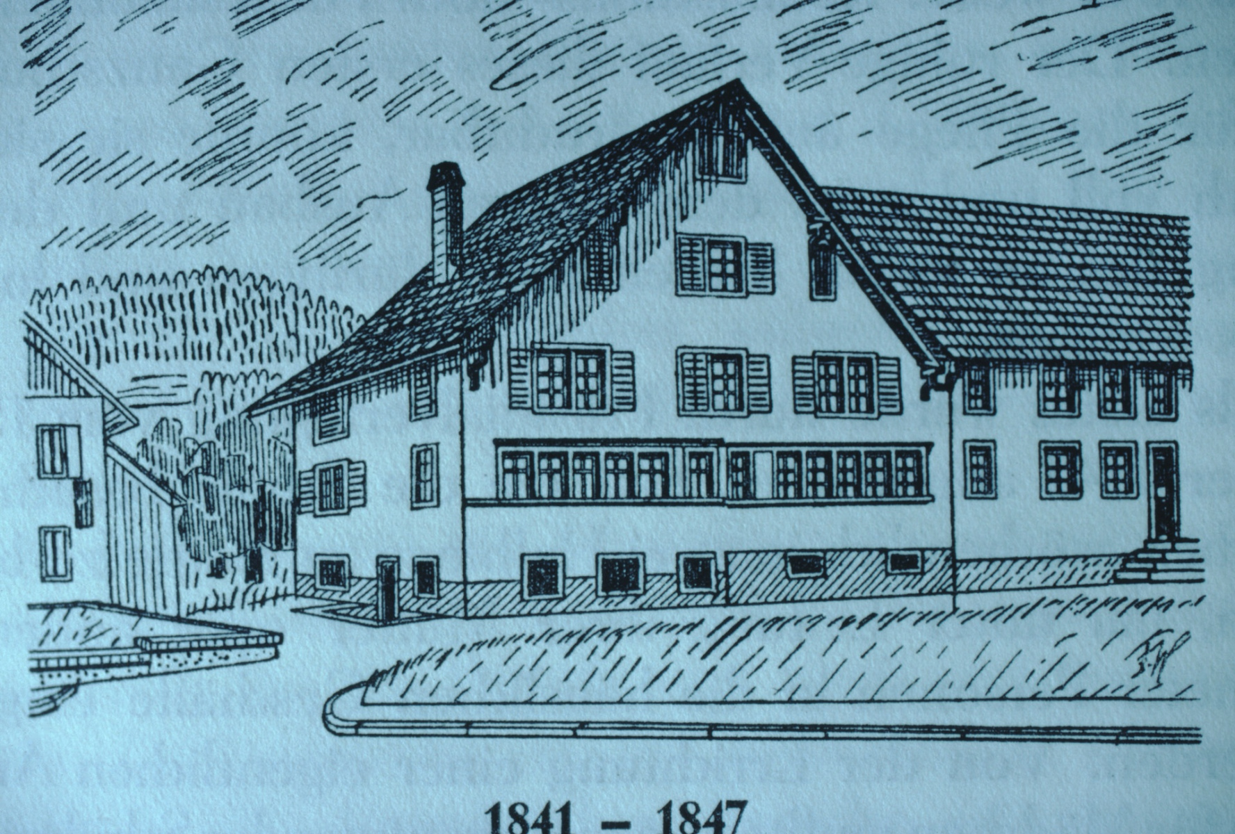 Haus an der Schulstr.6, diente 1841-1847 als Sek.Schulhaus