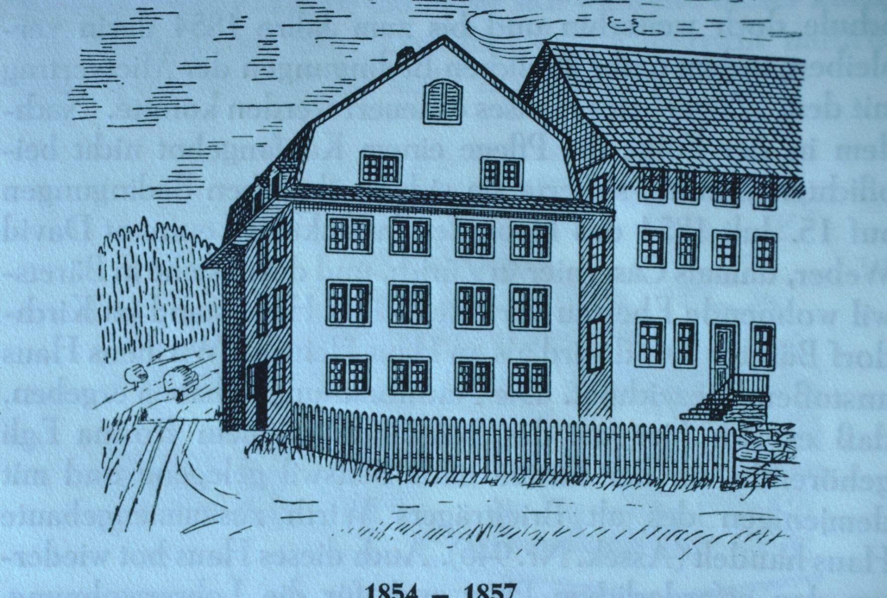 Alte Bettswilerstr, Sek.Schulhaus 1854-57