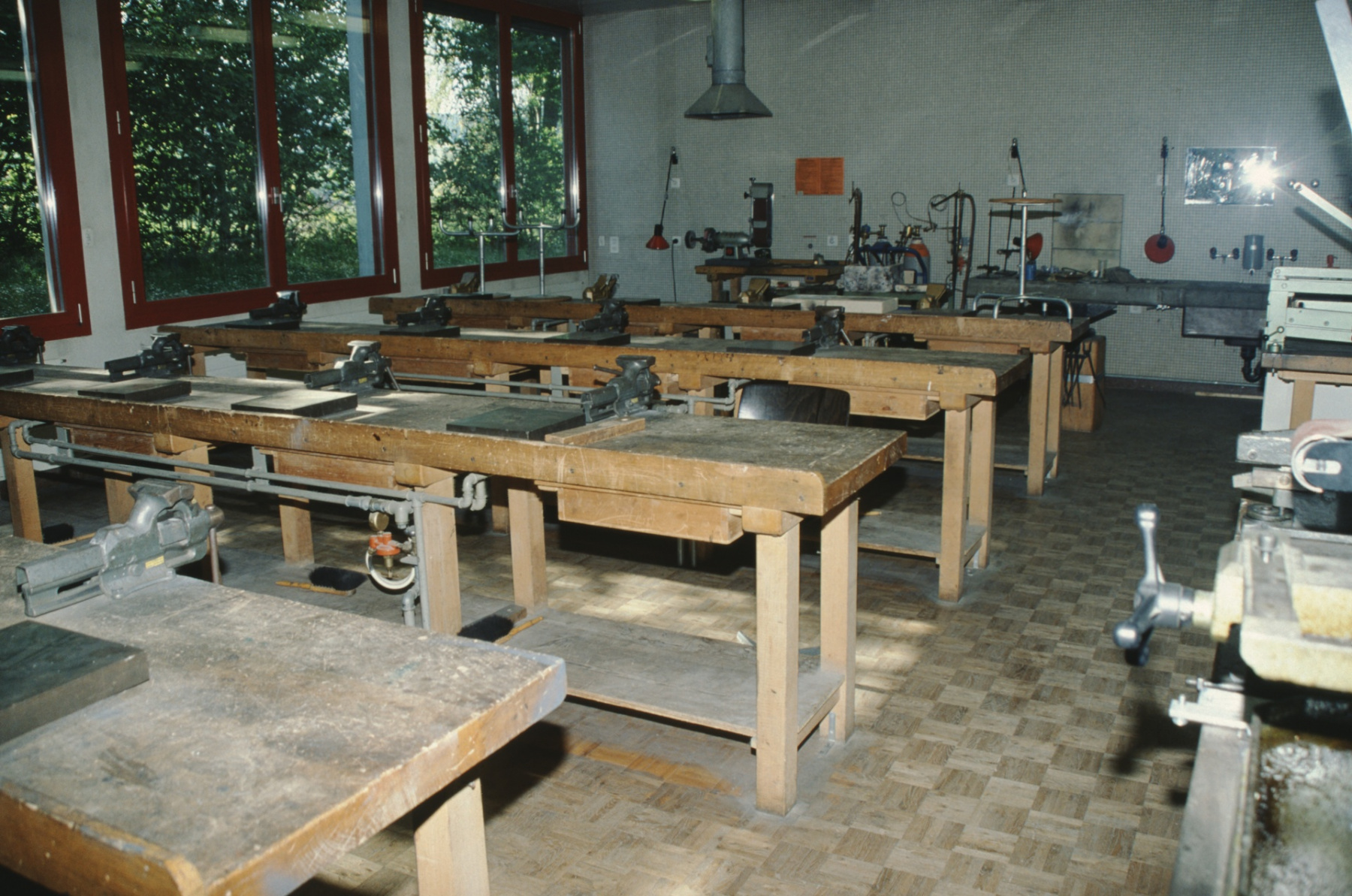 Schulhaus Letten Metallwerkstatt