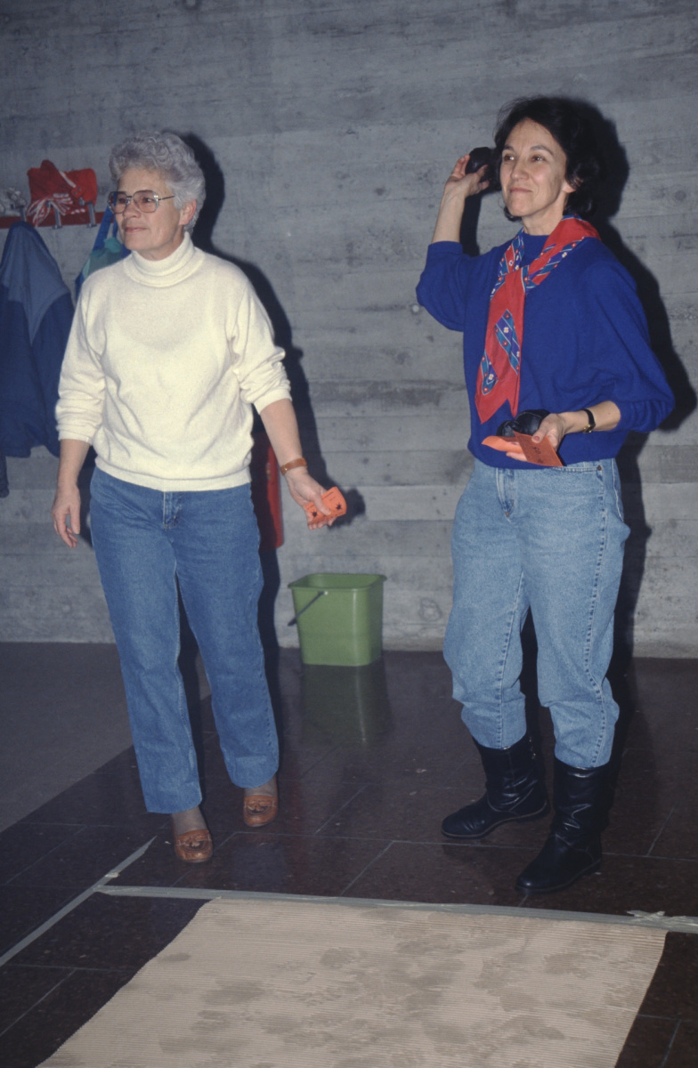 Hausfest Letten, Silvester 1990, Esther Brütsch, Anita Frei