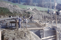 Schulhaus Letten, Baugrube
