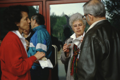 Spatenstich Turnhalle Letten, Anita Frei, Wädi Schmied, Esther Brütsch, Hans Spillmann