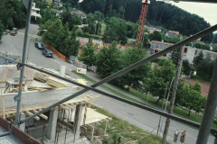 Schulhaus Im Letten, Blick vom Turm der kath. Kirche