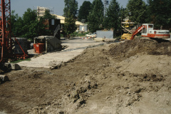 Turnhallenbau, Aushub