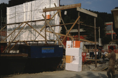 Turnhallenbau Letten, Kletterwand