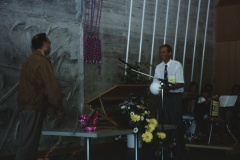 Einweihung Turnhalle Letten, Armin Sierszyn, Heinz Mäusli