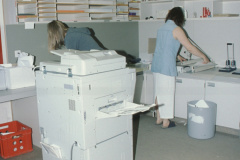 Schulhaus Letten Lehrerzimmer, Kopier-Ecke