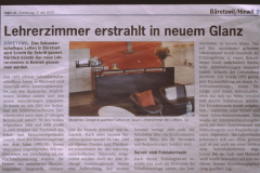 Schulhaus Letten, neues Lehrerzimmer