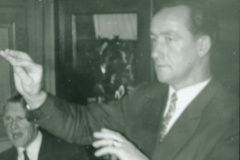 Männerchor Bäretswil, Dirigent Otto Schaufelberger, GV Ende 1950er J.