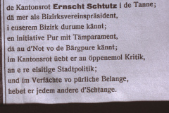 Inserat für Ernst Stutz, Tanne (Eidg. Wahlen) Inserat für Ernst Stutz, Tanne (Eidg. Wahlen)