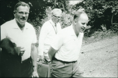 Ausflug Schulpflege 1968, Eugen Dätwyler, Hans Altwegg, Hans Mader