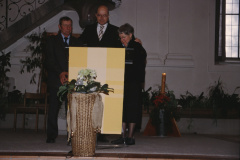 Abschied vom Sigristenehepaar Hansueli u. Regula Walder, Pfarrer Marc Heise (2003-2020)