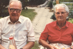 René (geb. 1914) und Nelly (geb. 1915) Sunier-Graf, seit 1936 Metallbau Sunier, seit 1947 in der Stalden-Mühle
