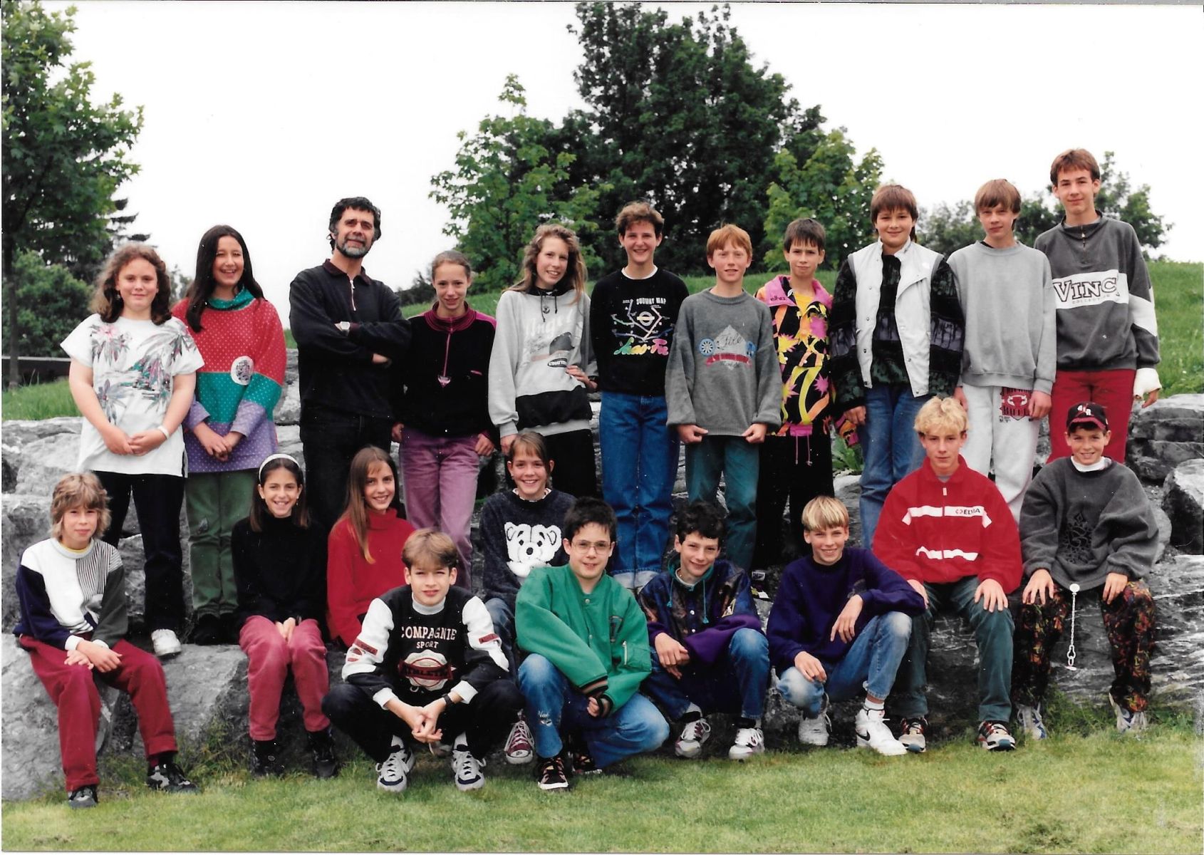 Klassenfoto Primar Adetswil, Werner Bauer, ca1993