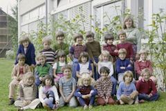 Klassenfoto Primar Adetswil, Martha Zimmermann, 1978