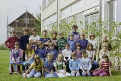 Klassenfoto Primar Adetswil, Elsbeth Hulftegger, 1978