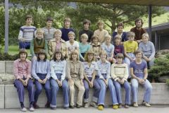 Klassenfoto Primar Adetswil, Werner Bauer, 1978