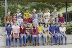 Klassenfoto Primar Adetswil, Kurt Utzinger, 1978 Klassenfoto Primar Adetswil, Kurt Utzinger, 1978