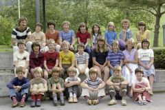 Klassenfoto Primar Adetswil, Kurt Utzinger, 1981 Klassenfoto Primar Adetswil, Kurt Utzinger, 1981
