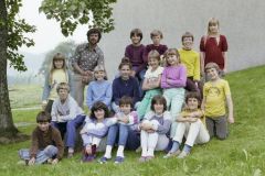 Klassenfoto Primar Adetswil, Werner Bauer, 1983 Klassenfoto Primar Adetswil, Werner Bauer, 1983