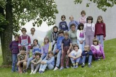 Klassenfoto Primar Adetswil, Kurt Hobi, 1983 Klassenfoto Primar Adetswil, Kurt Hobi, 1983