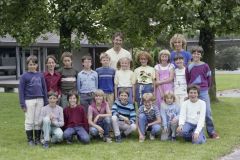 Klassenfoto Primar Adetswil, Kurt Utzinger, 1983 Klassenfoto Primar Adetswil, Kurt Utzinger, 1983