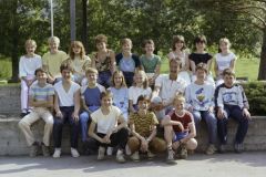 Klassenfoto Primar Adetswil, Kurt Utzinger, 1985