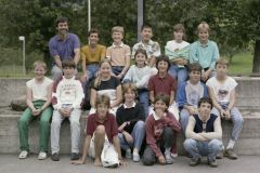 Klassenfoto 6. Primar Adetswil, Werner Bauer, 1987 Klassenfoto 6. Primar Adetswil, Werner Bauer, 1987