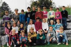 Klassenfoto 3. Primar Adetswil, Martha Zimmermann, 1991