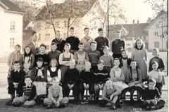 Klassenfoto Primar Dorf, 5./6. Klasse, Walter Schenkel, 1958