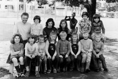 Klassenfoto Primar Dorf, Hr. Zimmerli,1974