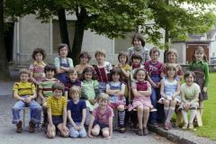 Klassenfoto Primar Dorf, Fr. Wermelinger, 1978