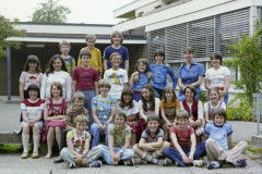 Klassenfoto Primar Oberdorf, Fr. R. Däster, 1978