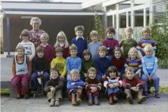Klassenfoto KiGa Oberdorf, Elsi Meyer, 1979