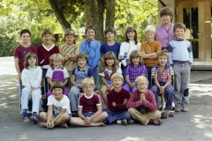 Klassenfoto Primar Dorf, Fr. Strasser, 1980