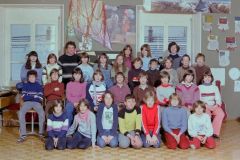 Klassenfoto Primar Dorf, E. Kägi, 1981